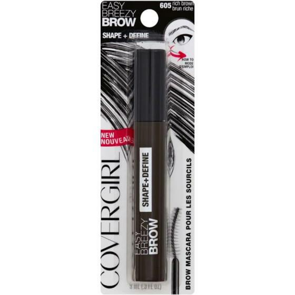 2 Pack Of Covergirl Easy Breezy Brow Mascara Shape